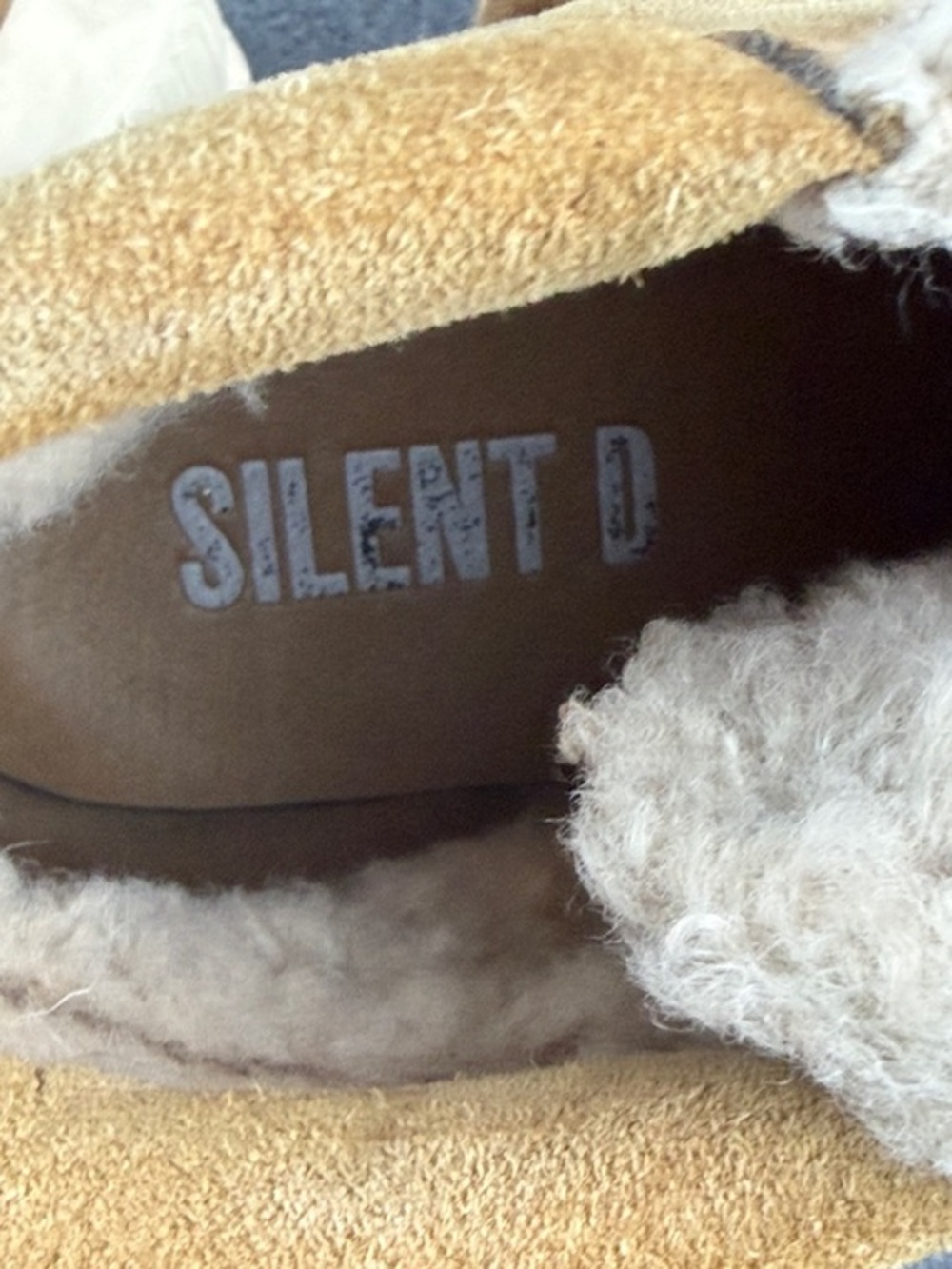 Rare Silent D Peato‎ Women’s Tan Suede Platform Boots Size 8/8.5US|39 EU - Picture 7 of 9